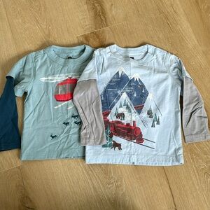 Tea Collection Boys Long Sleeve Shirt Bundle 2t